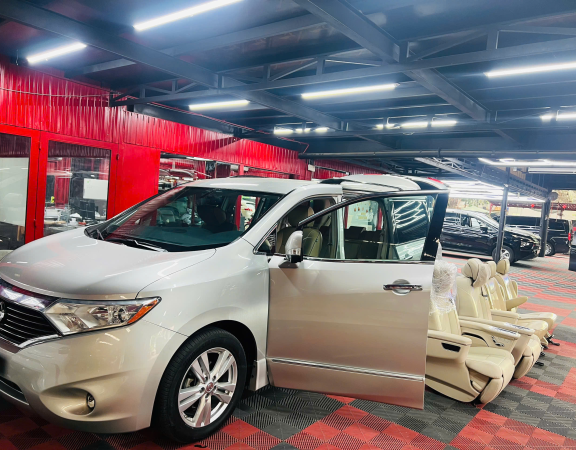 Nissan X-Terra Độ Sàn Gỗ – Ghế Limousine Cao Cấp | Huỳnh Gia Auto