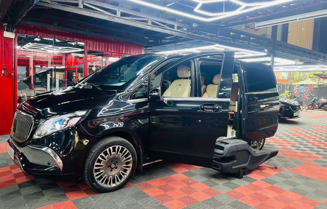 NÂNG CẤP GHẾ MERCEDES V250